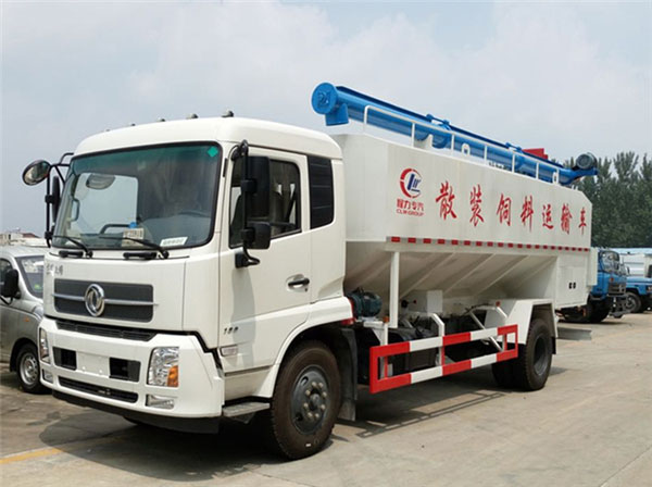 東風(fēng)天錦12噸散裝飼料運(yùn)輸車(chē)