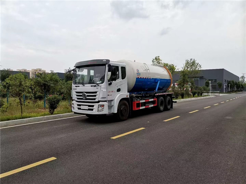 東風(fēng)錦程V6后雙橋國六吸污車罐體采用國標(biāo)Q235武鋼碳鋼板