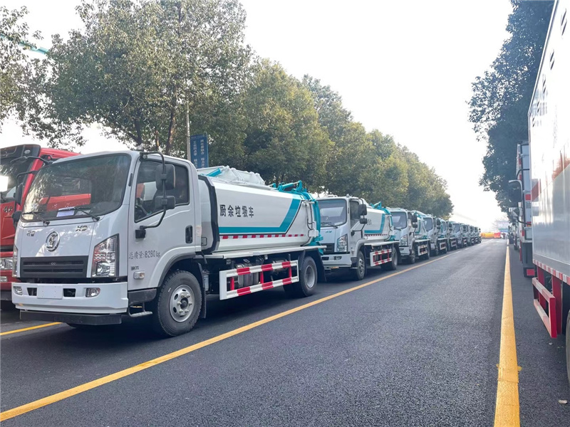 陜汽軒德X9餐廚垃圾車助力陜西省高標準打造示范區(qū)建設，示范引領垃圾分類工作加快推進