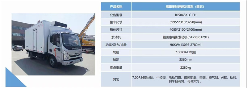 冷藏車4.2米藍牌國五2021年新規(guī)不超重車型一覽表，2020年我國冷藏車市場保有量達到27.5萬輛