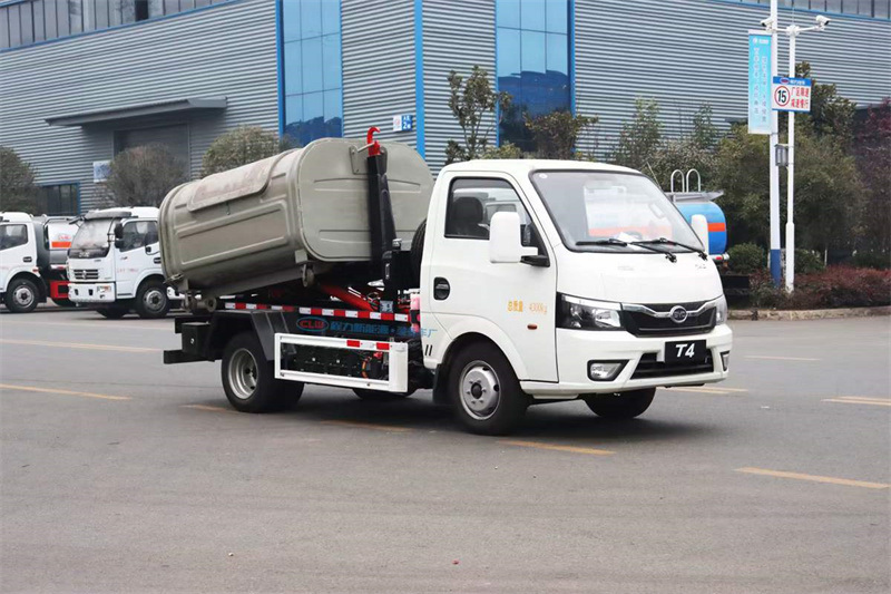 比亞迪T4C純電動(dòng)小勾臂垃圾車(chē)